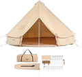 VEVOR Bell Tent - Tente cloche 4 saisons pour 4 personnes - Crème