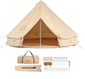 VEVOR Bell Tent - Tente de glamping en coton pour groupe - Beige