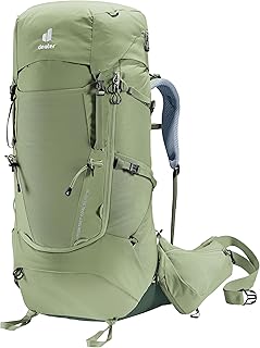 Deuter Aircontact Core 55+10 SL - Sac à dos de trekking pour femme - Vert amande